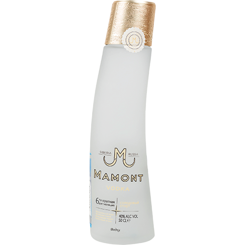 ВОДКА МАМОНТ АЛК. 40 % 0.5 Л СТ/Б ИТКУЛЬСКИЙ СПИРТЗАВОД РОССИЯ