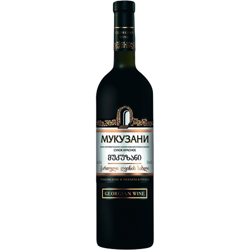 ВИНО КАХЕТИЯ МУКУЗАНИ КР СУХ АЛК. 12 % 0,75 Л СТ/Б ДОМ ГРУЗИНСКОГО ВИНА ГРУЗИЯ