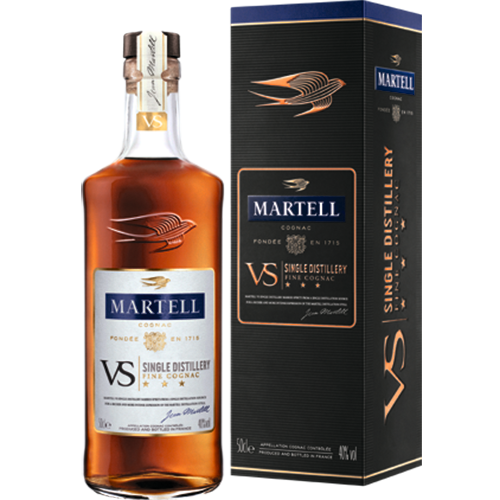 Коньяк Мартель 0.5л Сингл Дистиллери 3г