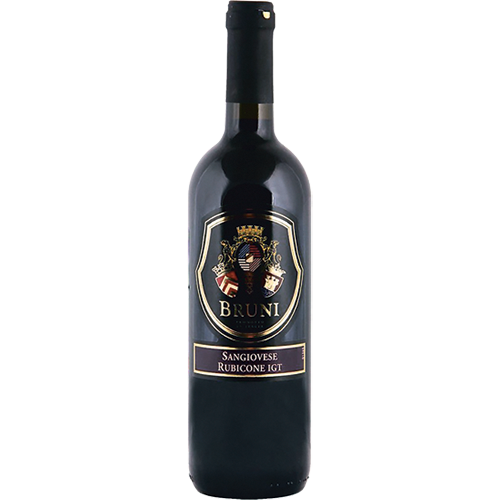 ВИНО БРУНИ САНДЖОВЕЗЕ РУБИКОНЕ КРАСН П/СУХ АЛК. 12-12.5 % 0,75 Л СТ/Б КАВИРО ИТАЛИЯ