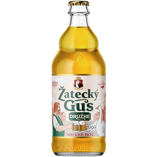 ПИВО ЖАТЕЦКИЙ ГУСЬ ДРУЖЕ АЛК. 4,3 % 0,45 Л СТ/Б БАЛТИКА РОССИЯ
