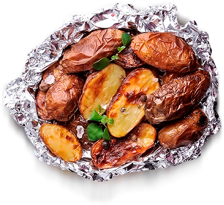 Картофель на шампурах