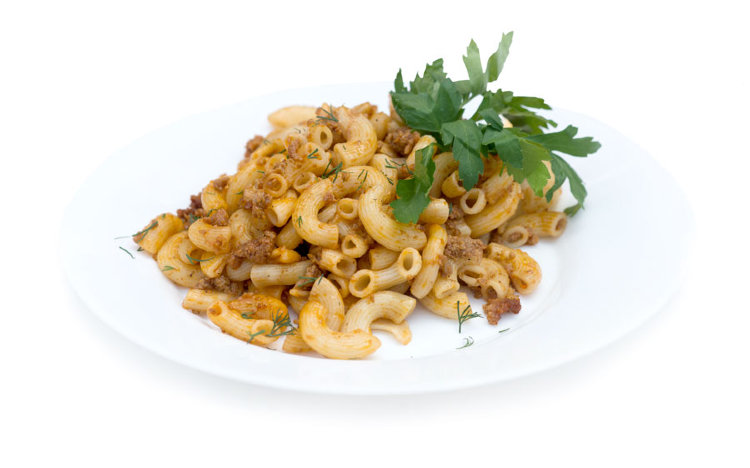 Макароны по флотски рисунок