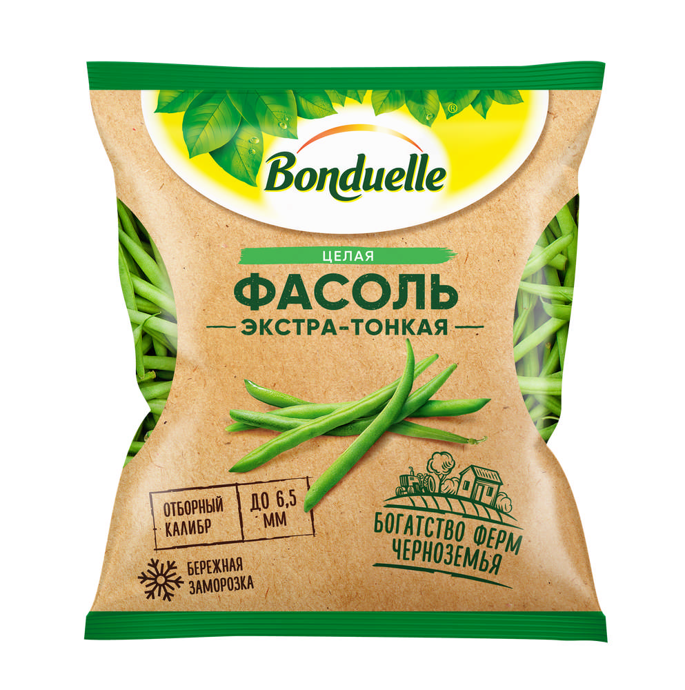 Фасоль стручковая Bonduelle зеленая целая экстра-тонкая, 400 г
