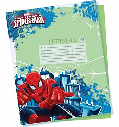 Обложки для тетрадей Spider-man, прозрачные, 21,2х35 см
