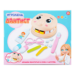 Набор игровой Дантист, 6-8 предметов, 28,5х23х6 см