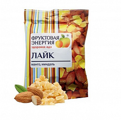 Смесь Фруктовая Энергия Лайк Манго и миндаль, 45 г