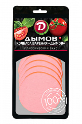 Колбаса Дымов вареная нарезка, 150 г