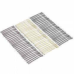 Набор заколок-невидимок металл, 27 шт