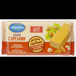 Вафли Коломенское ореховые, 200 г