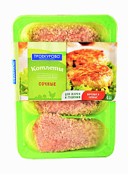 Котлеты Троекурово Сочные охлажденные, 500 г