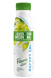 ЙОГУРТ ЭКОНИВА ПИТЬЕВОЙ БЗМЖ НАТУРАЛЬНЫЙ ЖИР. 2,8 % 300 Г ПЛ/Б МОСКОВСКО-МЕДЫНСКОЕ АП РОССИЯ