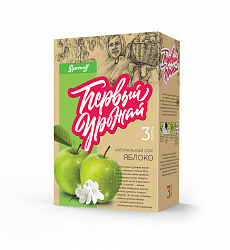 Сок Первый урожай Яблоко, 3 л