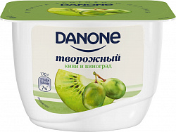 Продукт творожный Danone Киви-виноград 3,6%, 170 г