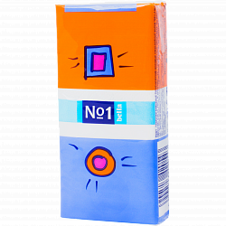 Бумажные платочки Bella №1, 3 слоя, 10 шт