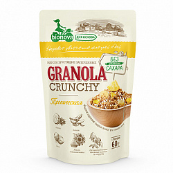 Мюсли Bionova хрустящие запеченные тропические, 60 г
