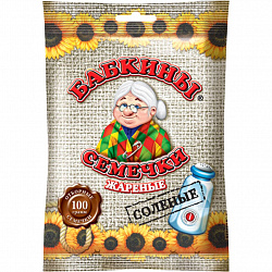 Семечки Бабкины семечки соленые, 100 г