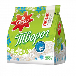 Творог Сваля рассыпчатый обезжиренный 1,8%, 200 г