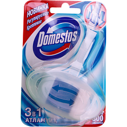 Блок гигиенический для унитаза Domestos 3 в 1 Атлантик, 40 г