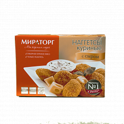 Наггетсы Мираторг куриные с сыром, 300 г