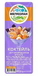 Коктейль из морепродуктов Меридиан в масле, 200 г