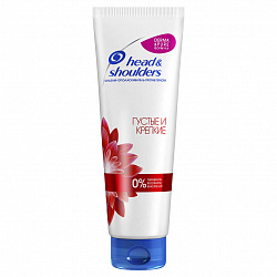 Бальзам-ополаскиватель против перхоти Head&Shoulders Derma&Pure формула Густые и крепкие, 275 мл