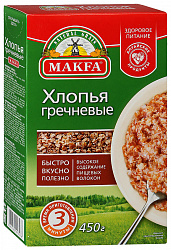 Хлопья Makfa гречневые, 400 г
