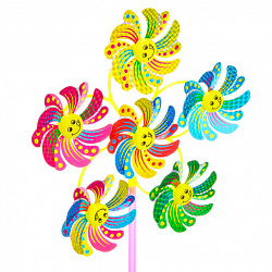 Игрушка Ветряная вертушка Яркие улыбки, арт.134-018