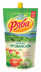 Майонез Ряба Провансаль 67%, 400 г