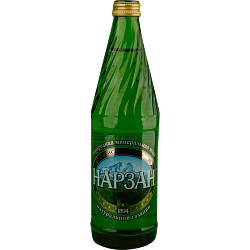 Вода Нарзан минеральная газированная, 0,5 л