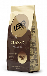 Кофе в зернах Lebo Classic Арабика, 250 г