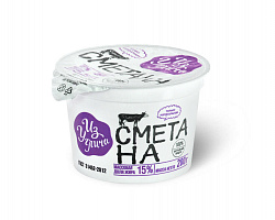 Сметана Из Углича 15%, 200 г