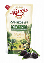 Майонез Mr.Ricco Organic Оливковый 67%, 800 мл
