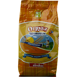 Отруби DiaDar пшеничные хрустящие, 200 г