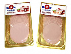 Колбаса Царицыно Докторская оригинальная вареная в нарезке, 200 г