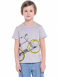 Футболка для мальчиков серая, размер XL, арт.KF14-022