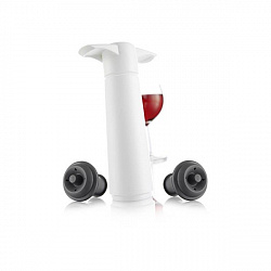 НАСОС ВАКУ ВИН ВАКУУМНЫЙ ПЛАСТИК С ПРОБКОЙ БЕЛЫЙ 1 ШТ БЛИСТЕР МЕЖДУНАРОДНАЯ ИК НИДЕРЛАНДЫ