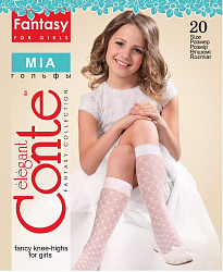 Гольфы детские Conte Фантазия Нарядные, размер 20, белые