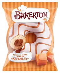 Донат глазированный Bakerton Карамель, 67 г