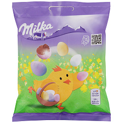 Конфеты в форме яиц Milka из молочного шоколада, 100 г