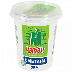 Сметана Чабан 25%, 200 г