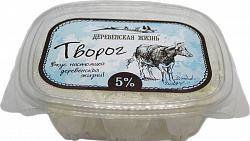 Творог Деревенская жизнь 5%, 300 г
