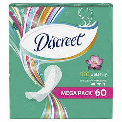 Женские ежедневные прокладки Discreet Deo Multiform Водяная лилия, 60 шт