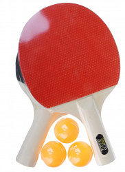 Набор для тенниса Ракетка, 2 шт + мяч, 3 шт, арт.132-010